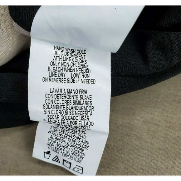 Marina Dresses Polyester Black Sequence Women Slit Back Sleeveless Medium Top - Picture 11 of 11